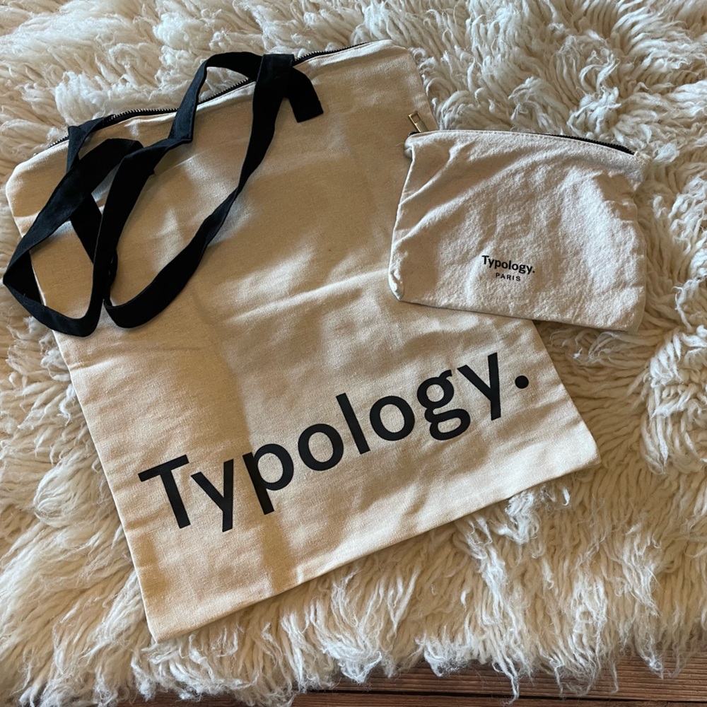 Typology Paris Large Tote & Weekend Pouch